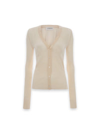 Victoria Beckham Semitransparente Strickjacke