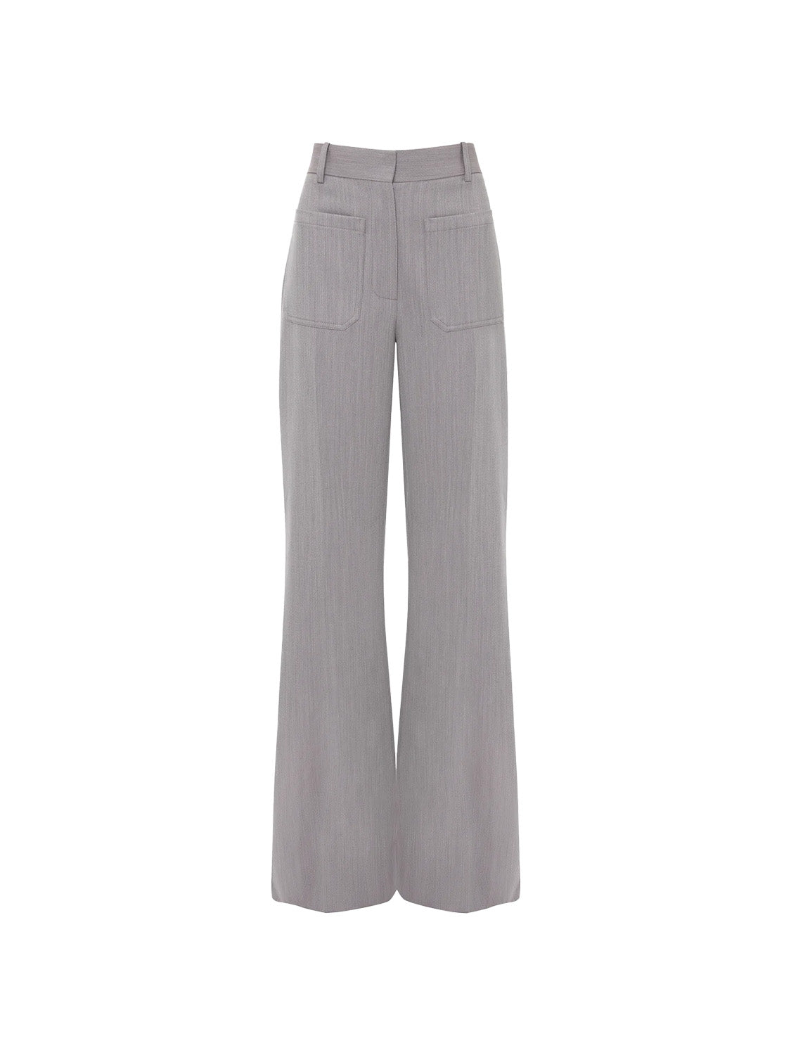 Alina – Mellierte wide-leg Hose