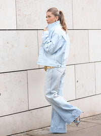 Alina Jean Short – Jeans mit aufgesetzten Taschen