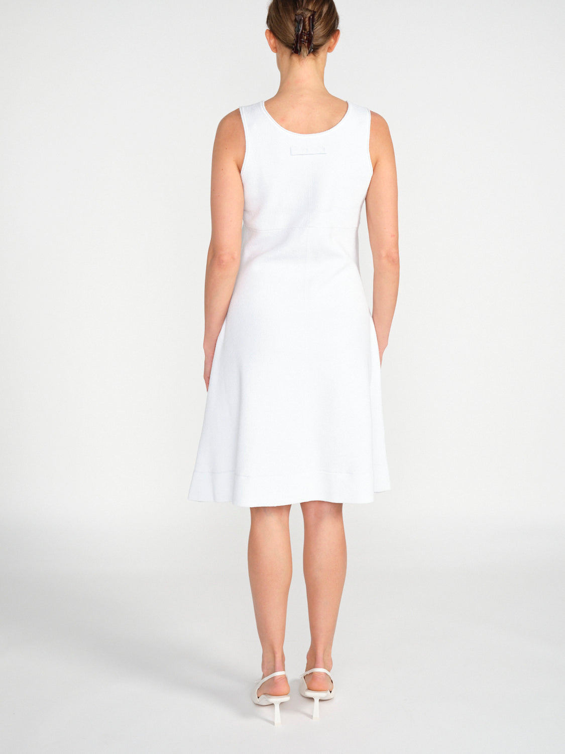 Boucle Strickkleid aus Baumwoll-Mix