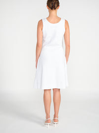 Boucle Strickkleid aus Baumwoll-Mix