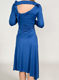 Midikleid mit drapierten Details  