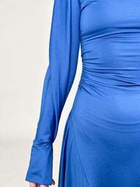 Midikleid mit drapierten Details  