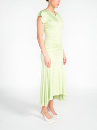 Stretchiges Jersey Midikleid