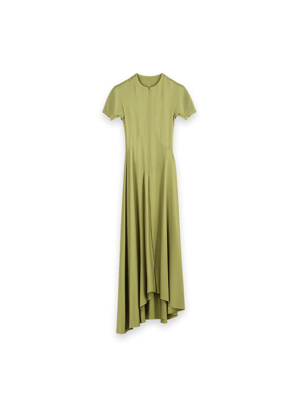 Zipped – Schmales Maxikleid