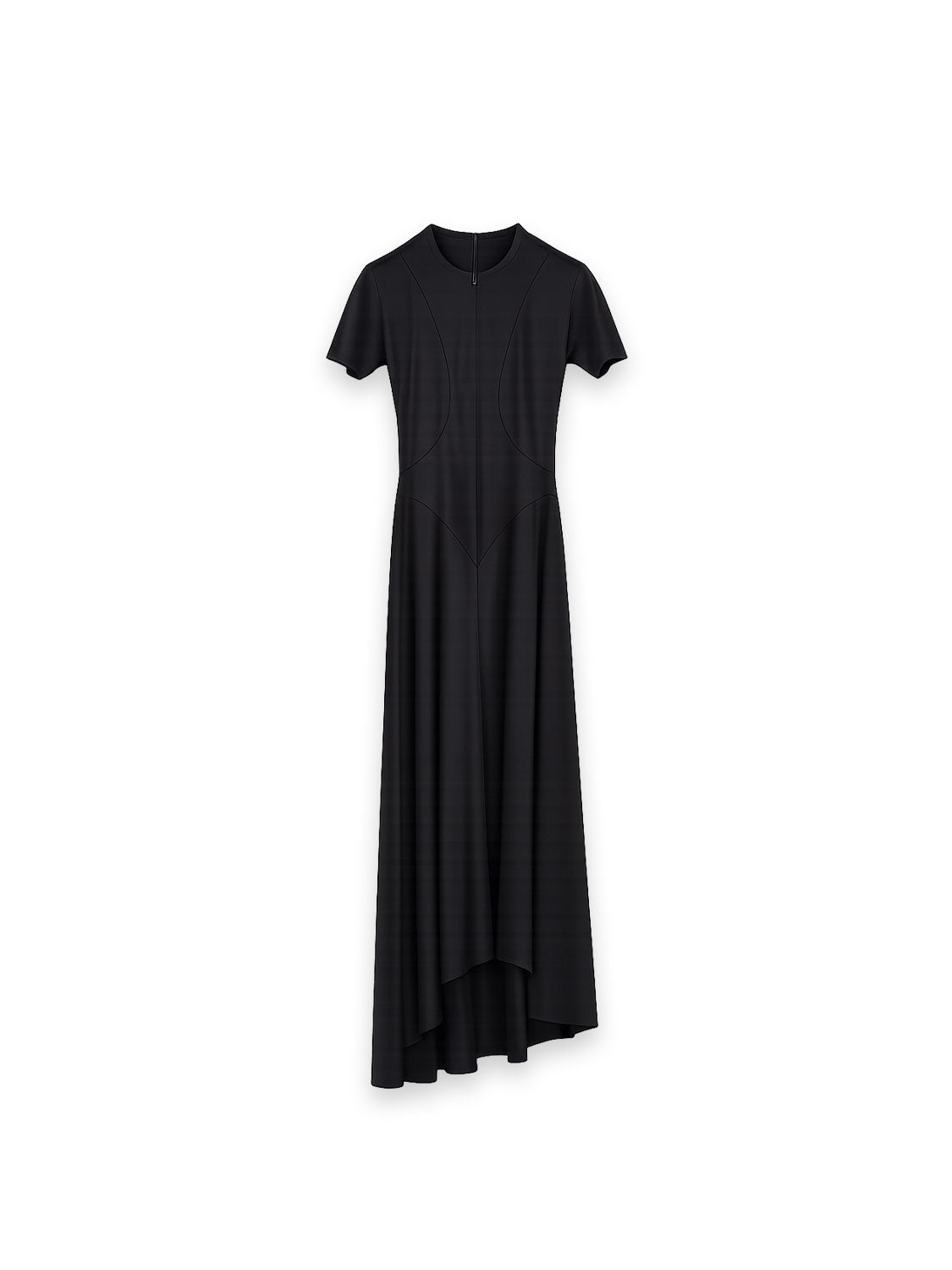 Zipped – Schmales Maxikleid