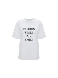 Slogan Tee – T-Shirt mit Druck