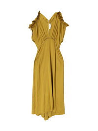 Midikleid aus Satin-Seiden-Crêpe  