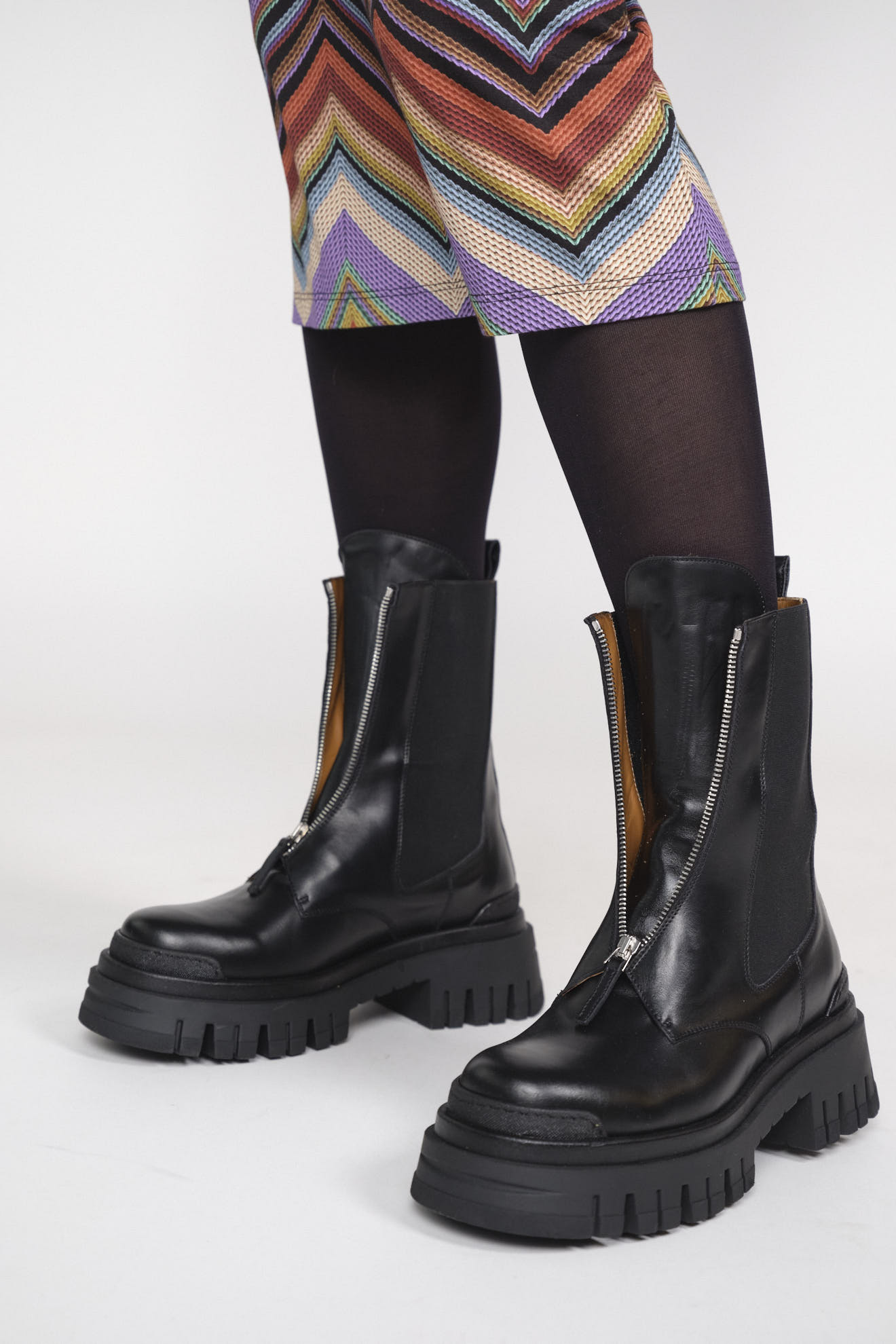 Botte chunky schwarz 39