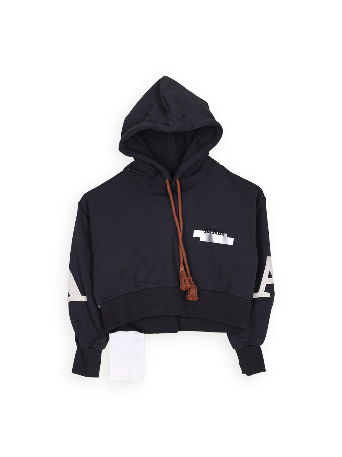 Ahox – Cropped Hoodie with pattern 