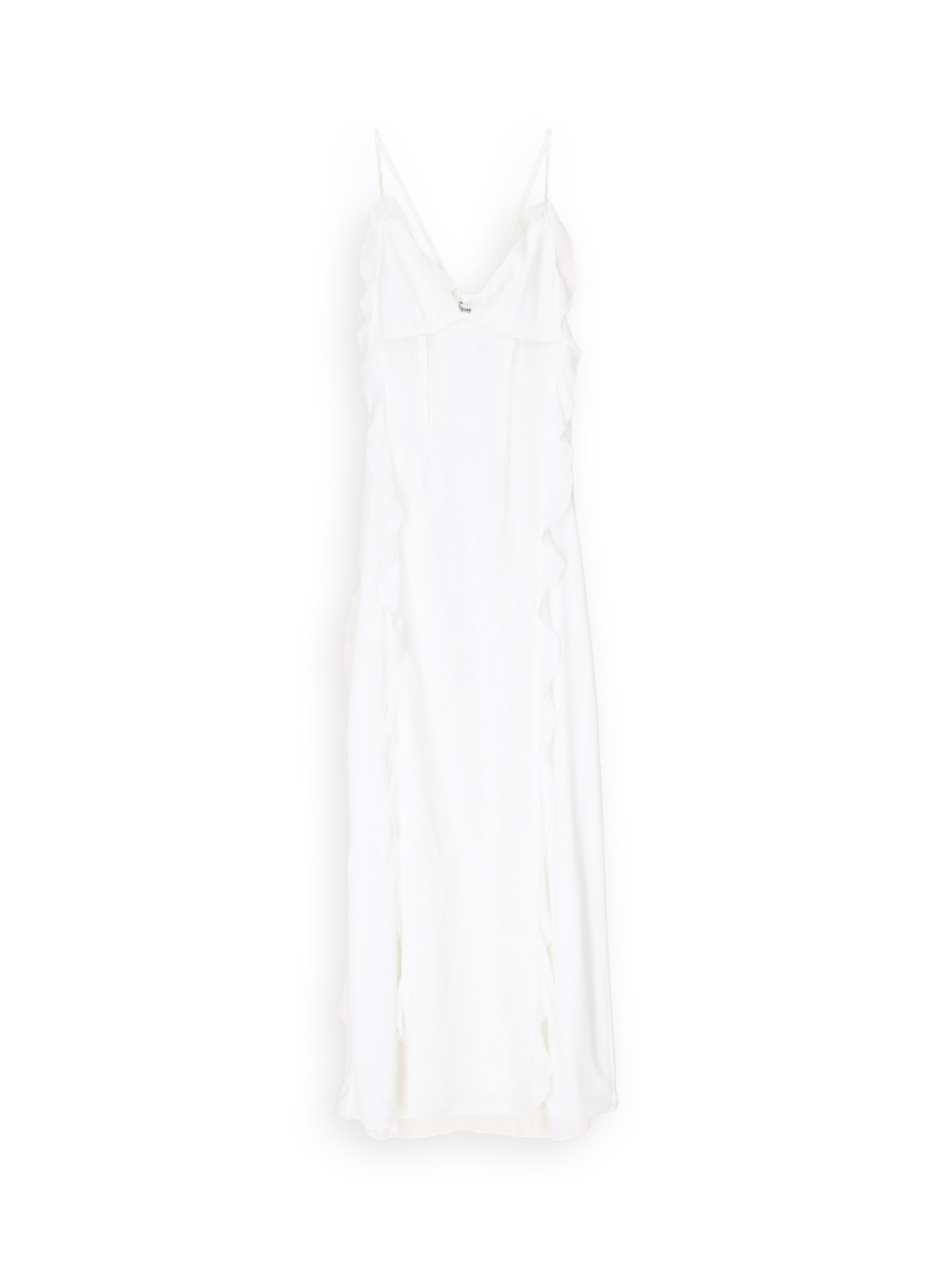 Emily - Flowing maxi dress with flounce details 