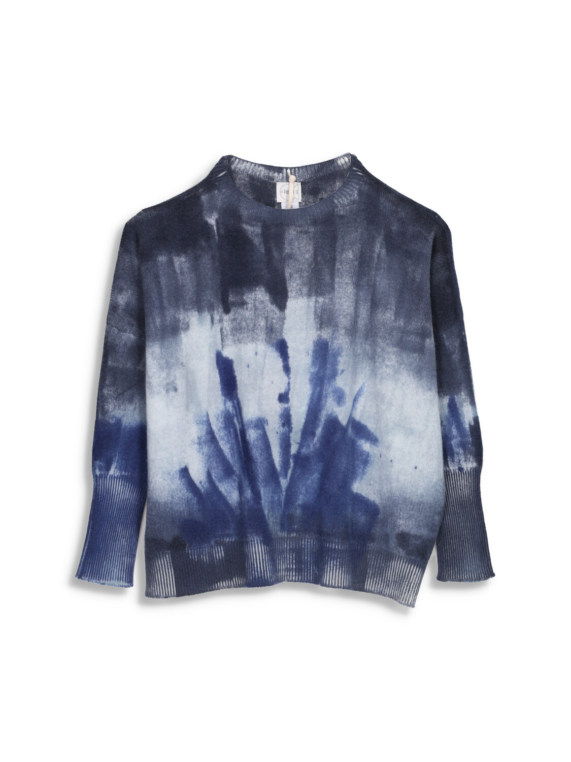  Marghertia- Long sleeve sweater in batik look 