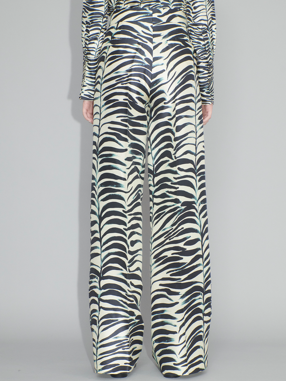 Odeeh Trousers with zebra print 36 multi Odeeh Trousers with zebra print 36 multi