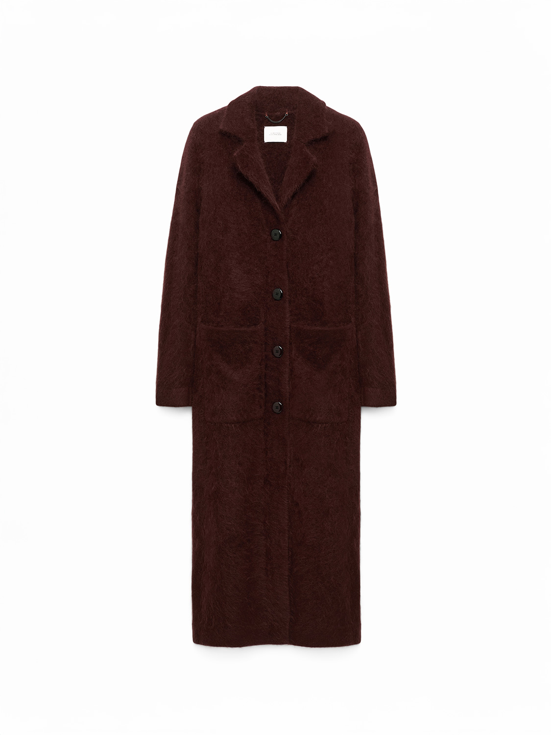 Fluffy Statement – Merino and cashmere coat