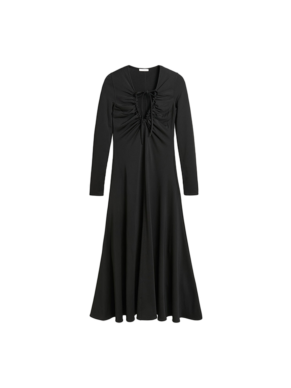 By Malene Birger Deija tech fabric maxi dress  black S