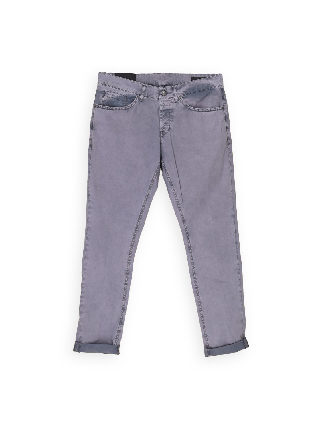 Dondup George – 5-Pocket Hose mit geradem Bein  grau 33