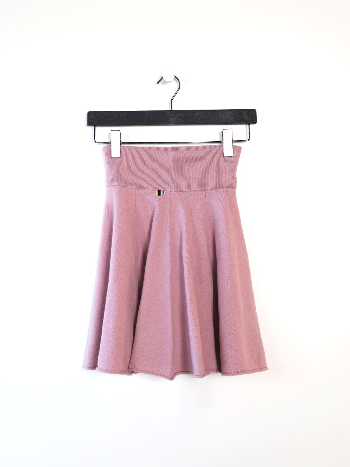 Extreme Cashmere N°379 Girl – Minirock aus Cashmere-Mix  rosa One Size