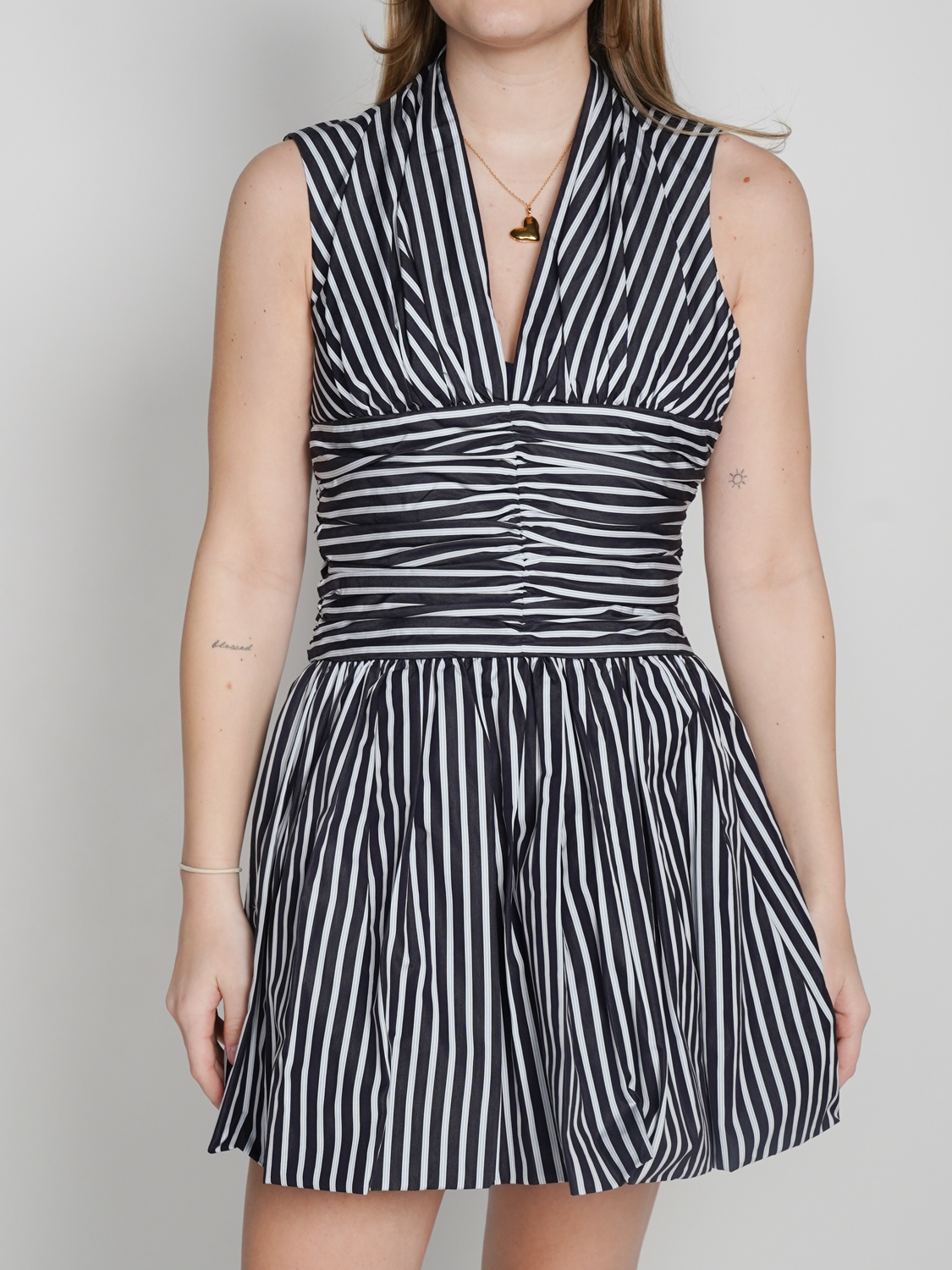 Patou Bloomer – backless mini dress  navy 34