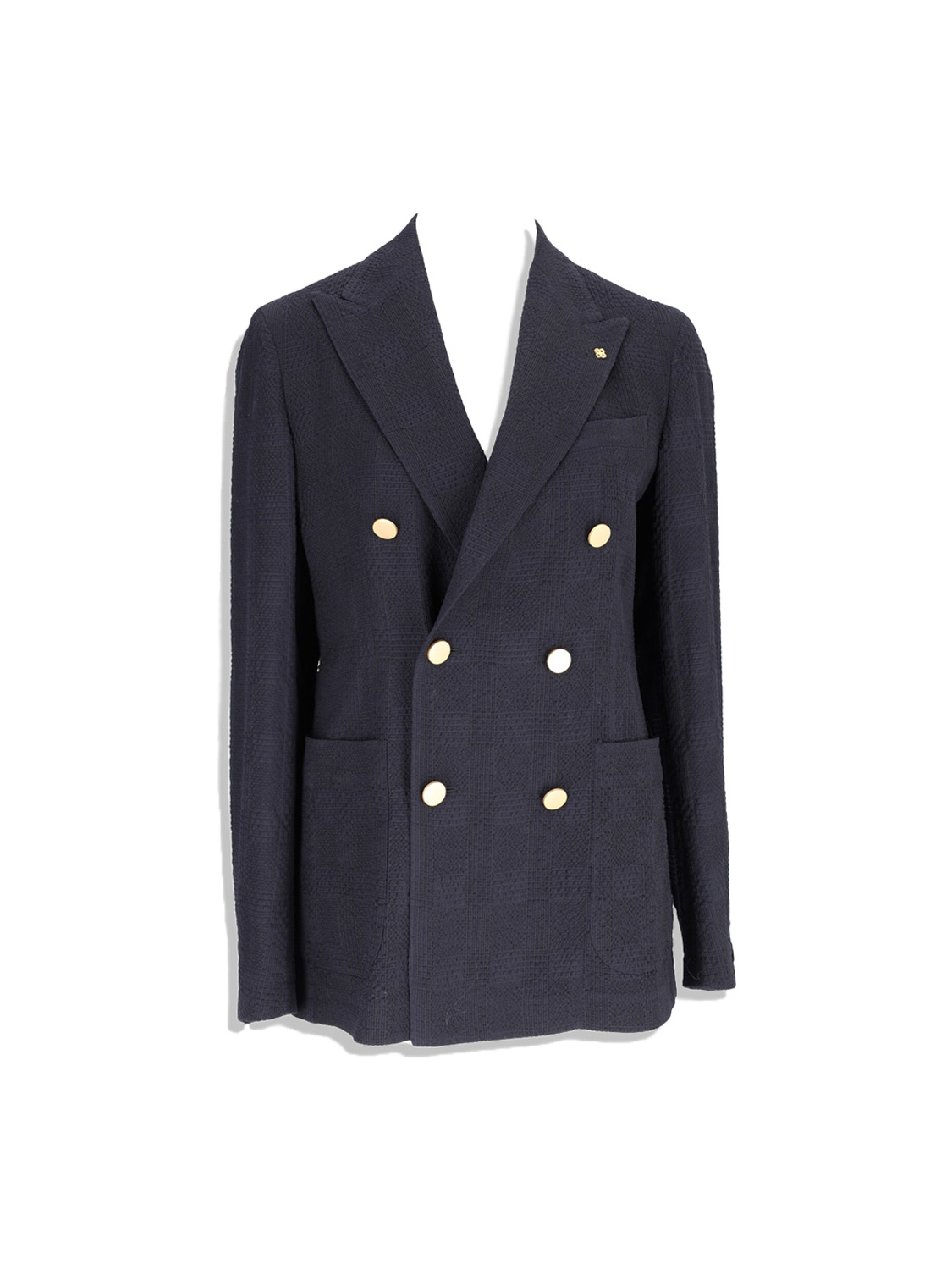 Darrel - Cotton jacket with pattern embossing