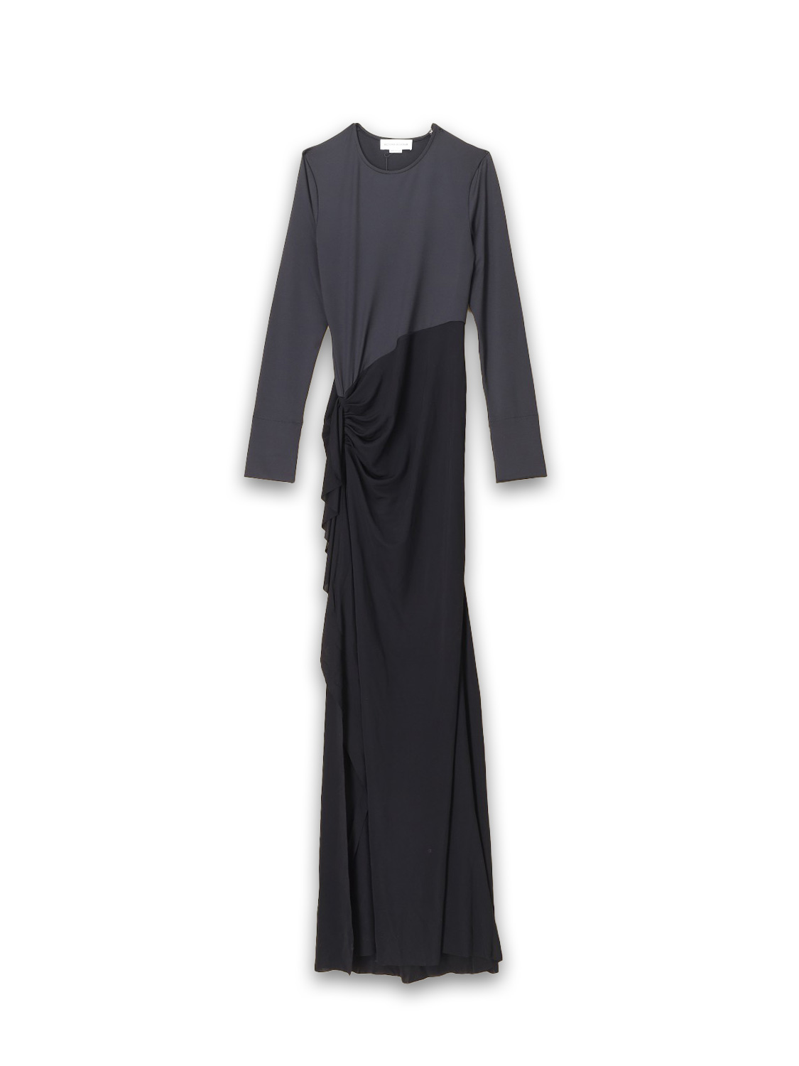 Long-sleeved maxi dress 