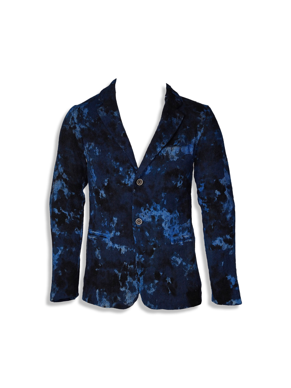 Giacca Rever - Knitted jacket with batik pattern 