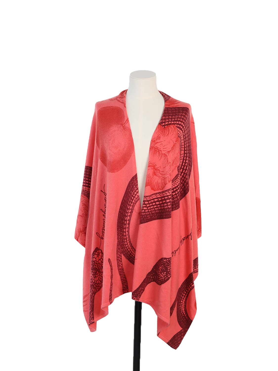 Cashmere poncho scarf