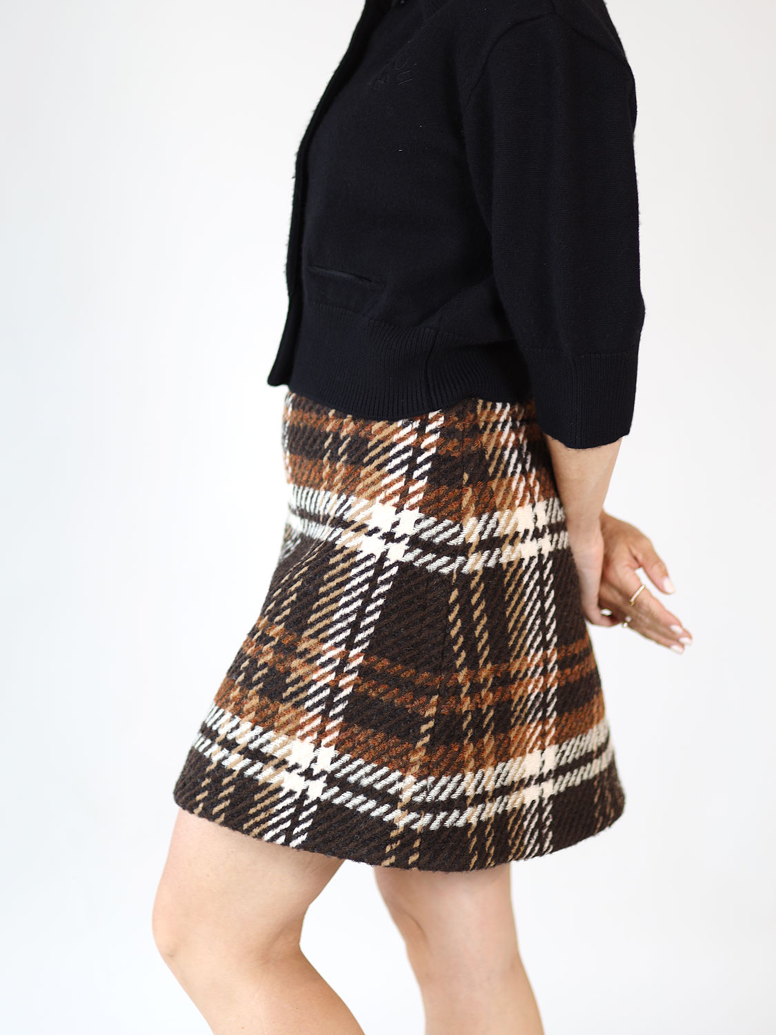 Patou A-Line Mini – Rock mit Muster  mehrfarbig 38
