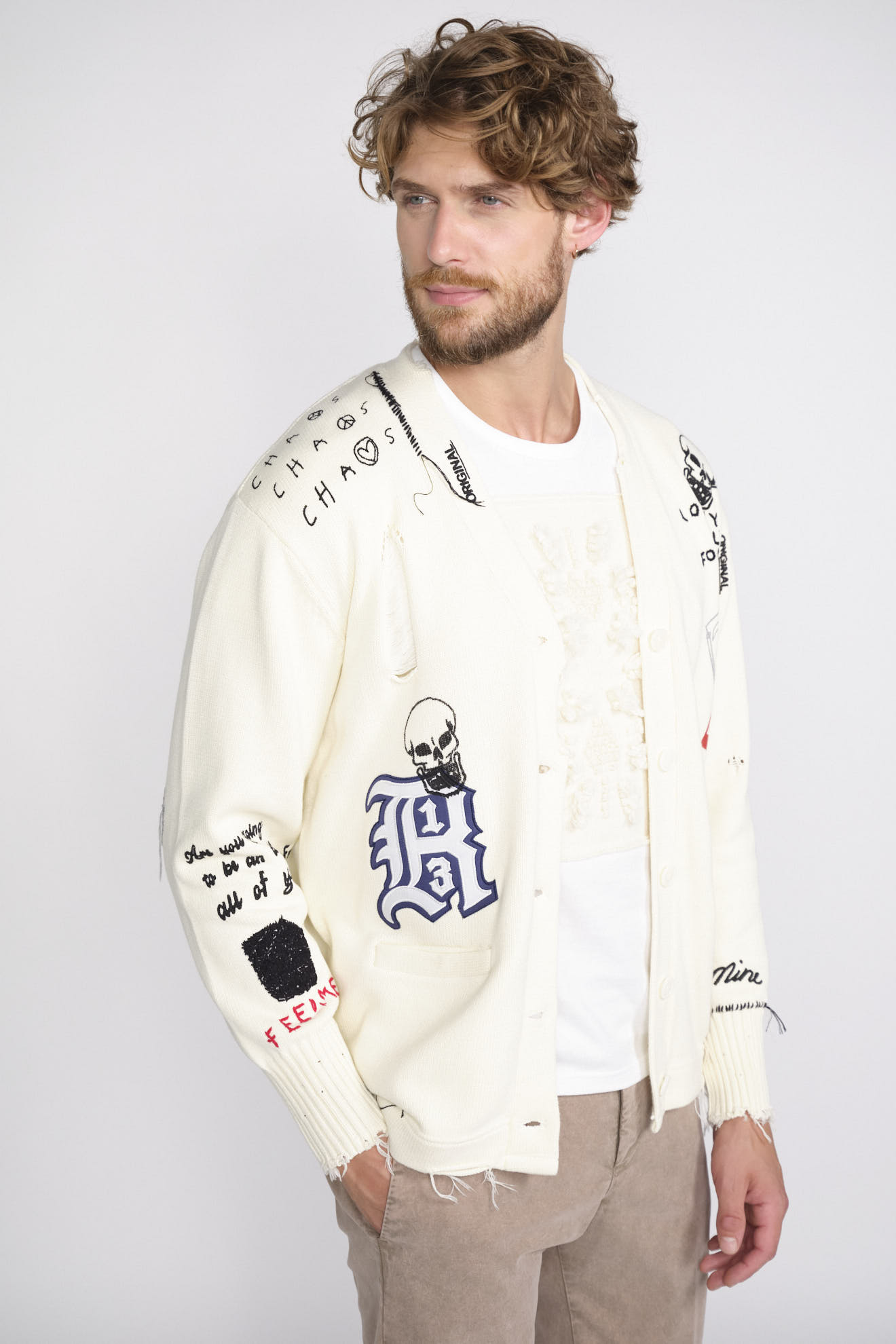 R13 Letterman cardigan R13 Letterman cardigan