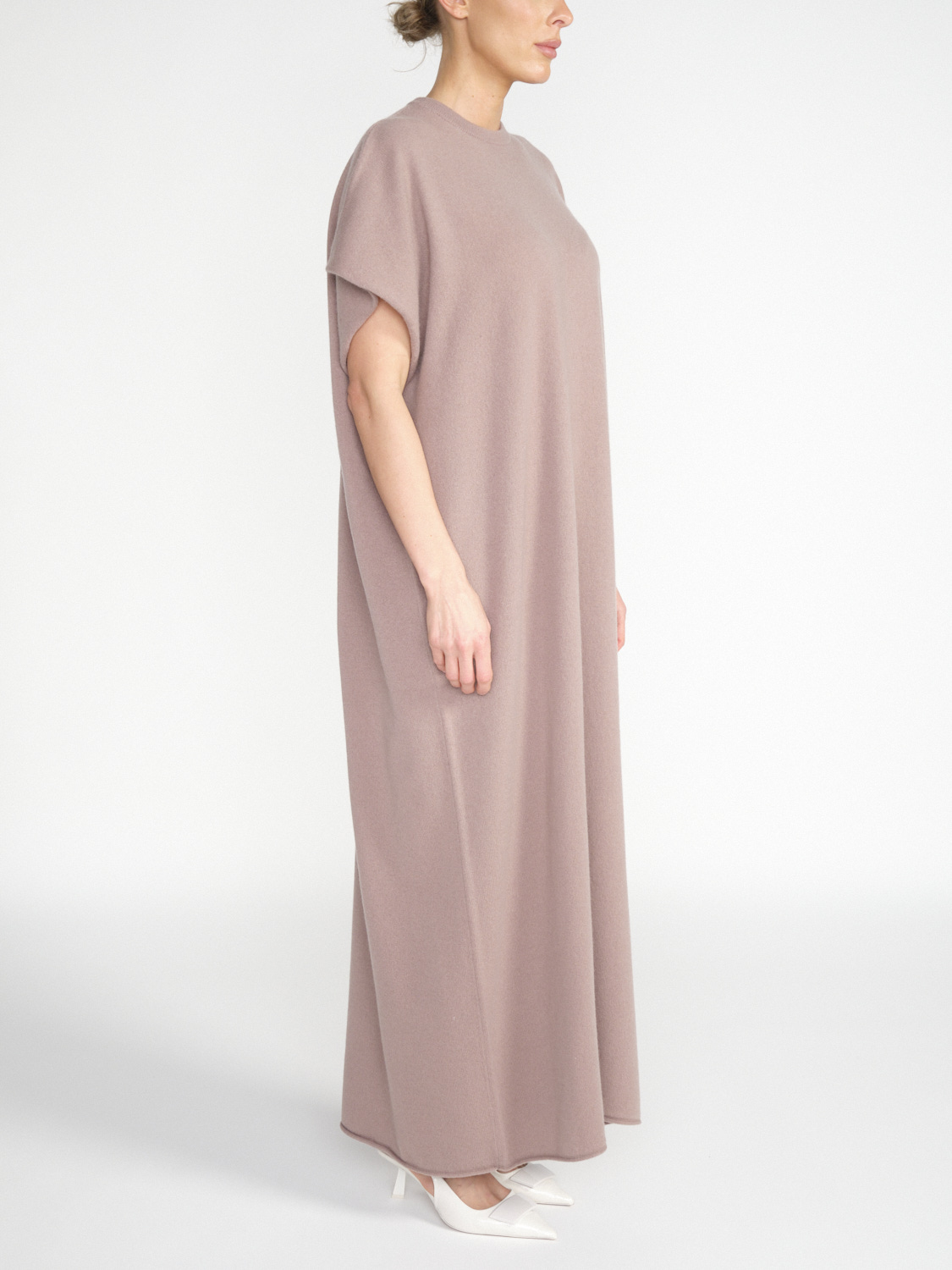 Extreme Cashmere Healing – Oversized cashmere maxi dress  altrosa One Size