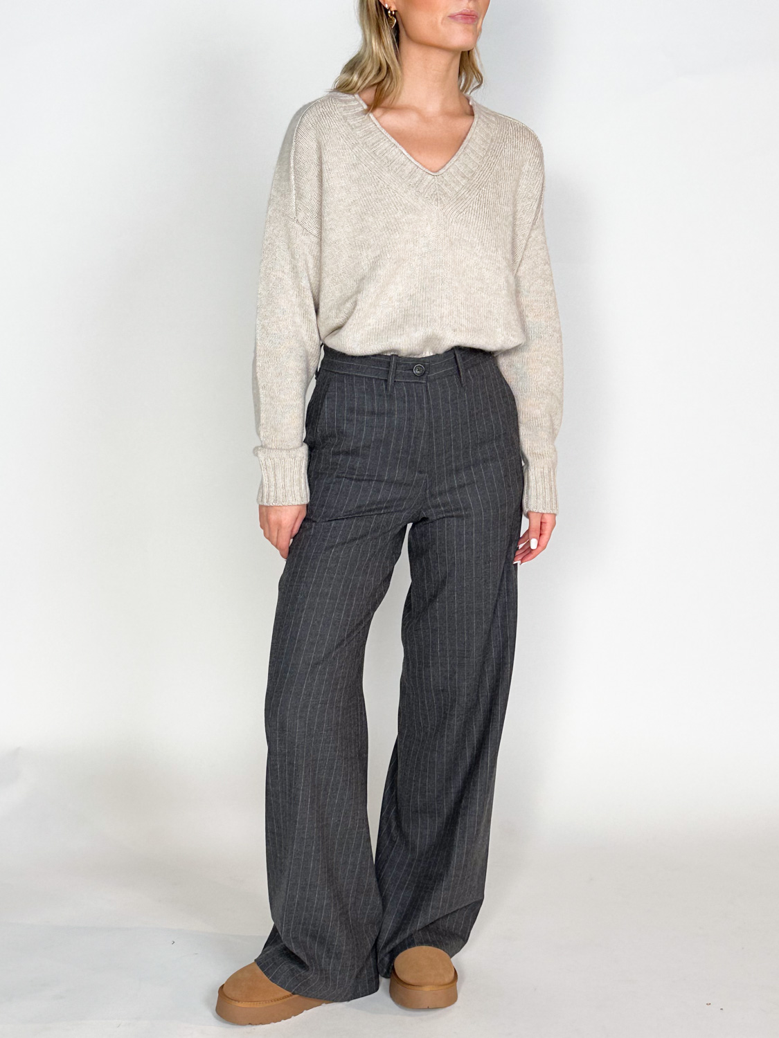 nine in the morning Karen – Hose im klassischem Nadelstreifen Design grau 26 nine in the morning Karen – Hose im klassischem Nadelstreifen Design grau 26