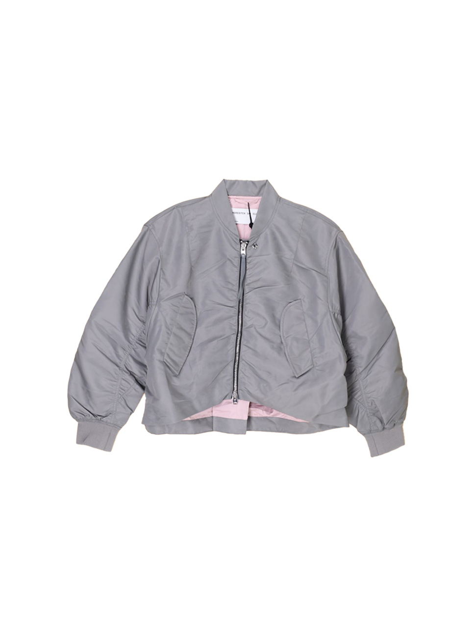 Shoreditch Ski Club Skylar Bomber – Oversized Jacke   grau S