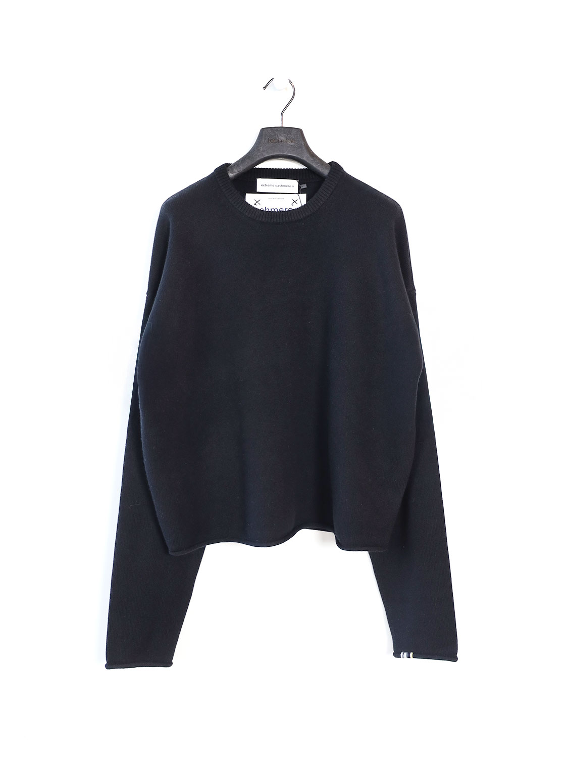 Extreme Cashmere Comfy – Kaschmirpullover  schwarz One Size