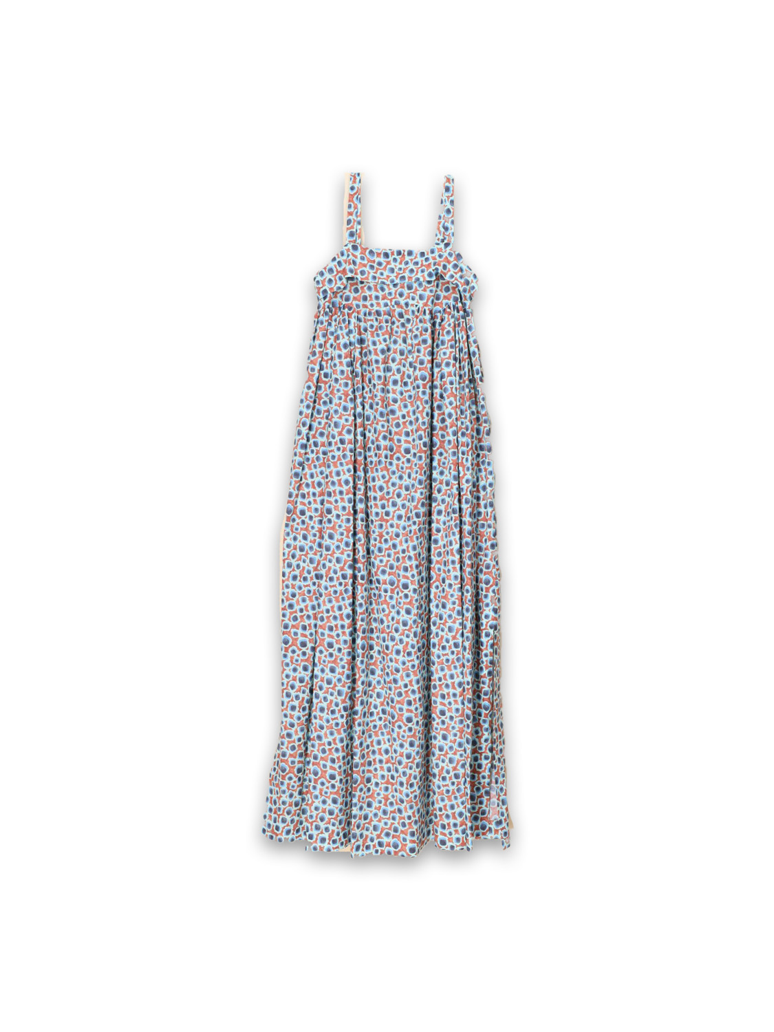 Cotton maxi dress with pattern  