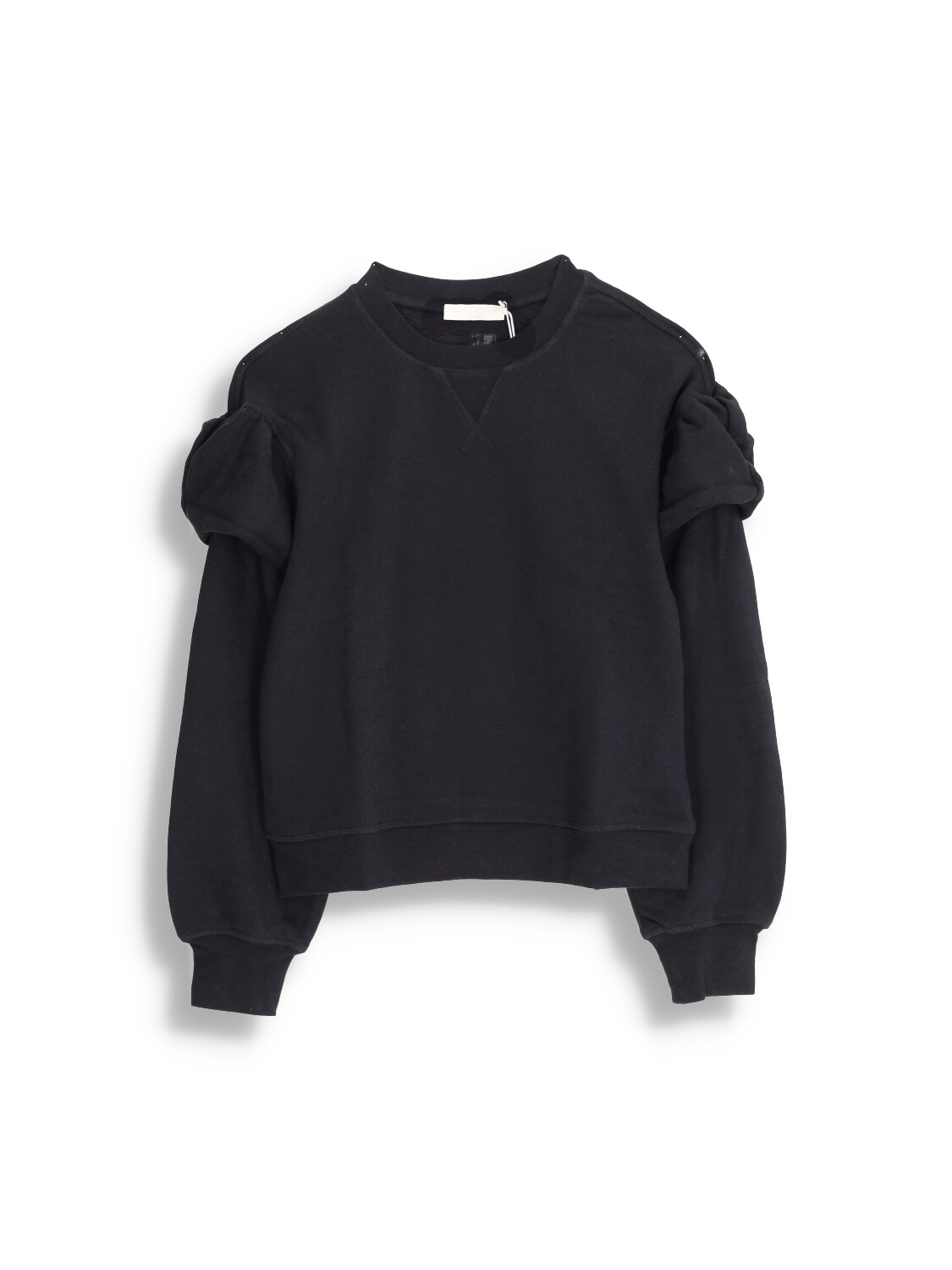 Pilar - Cotton sweater with puff sleeves