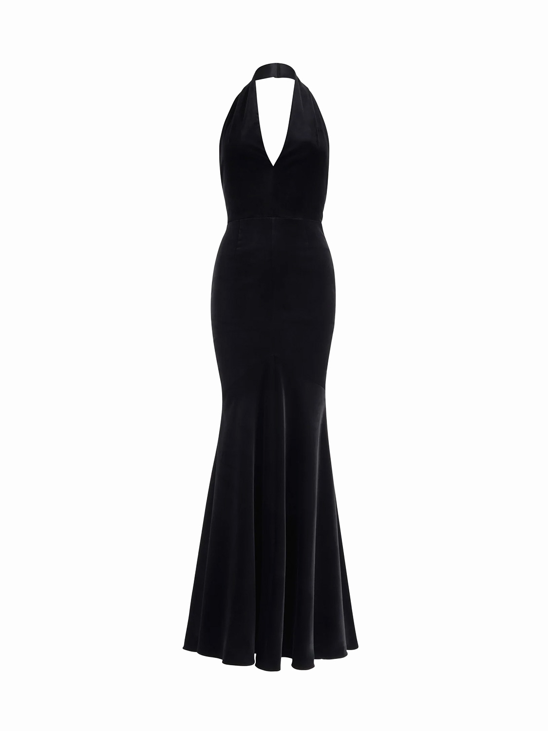 Long backless dress
