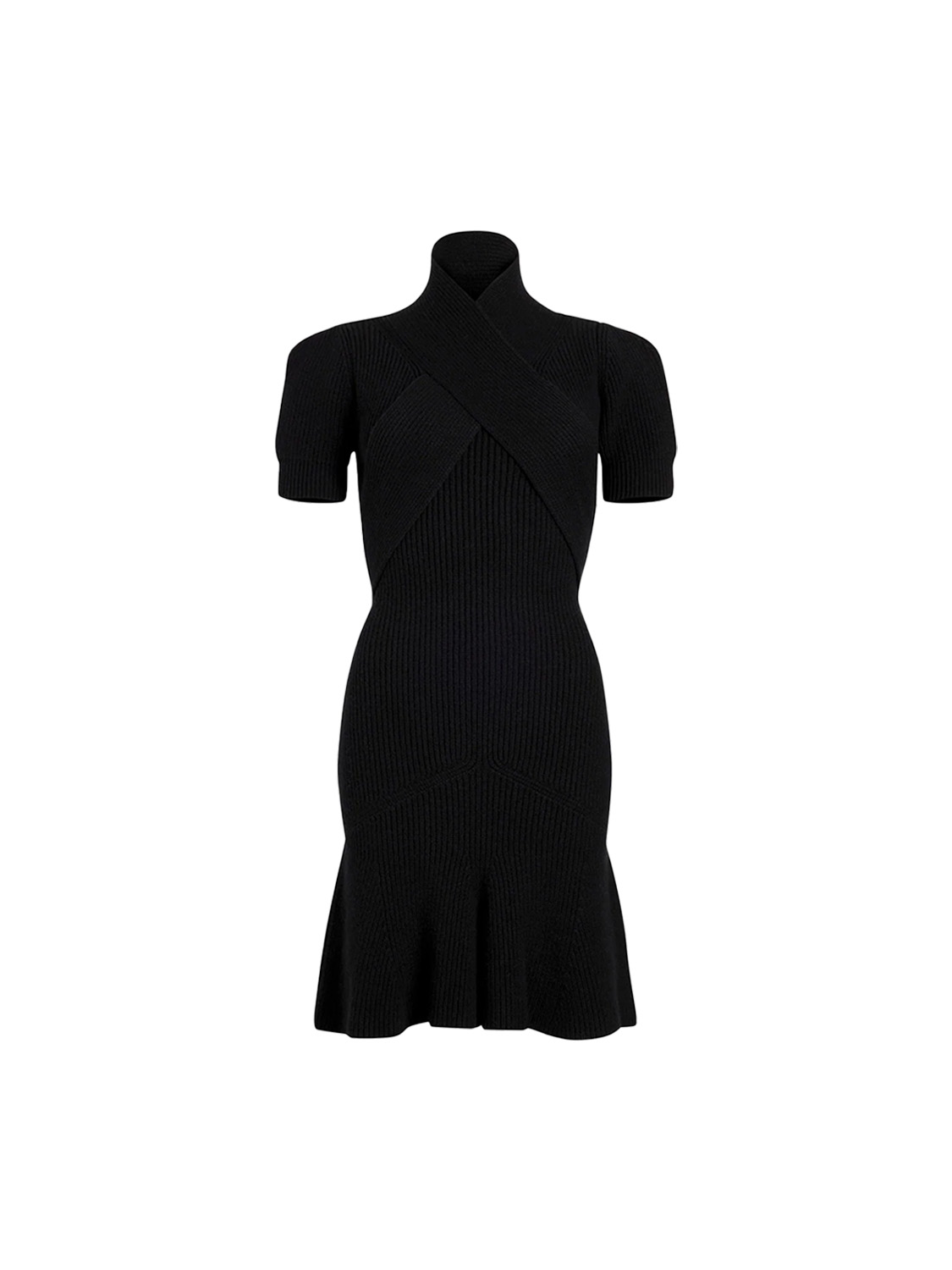 Patou Scarf draped dress beige S
