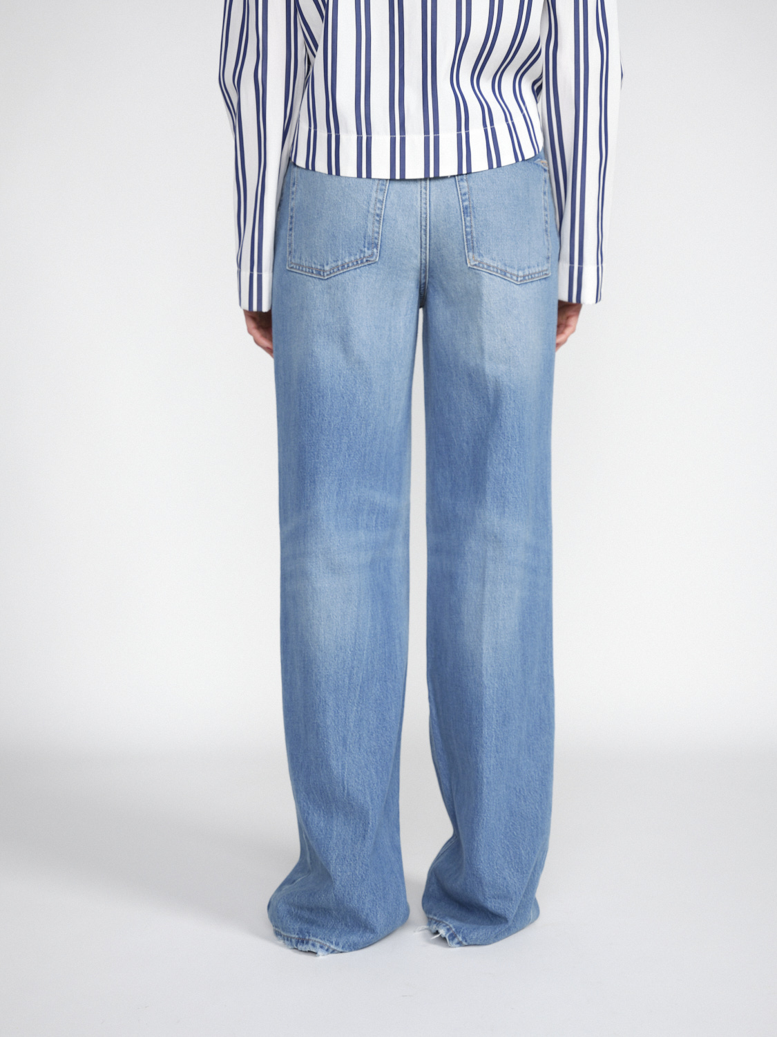 Frame The 1978 - Light-colored jeans with wide leg  blue 27