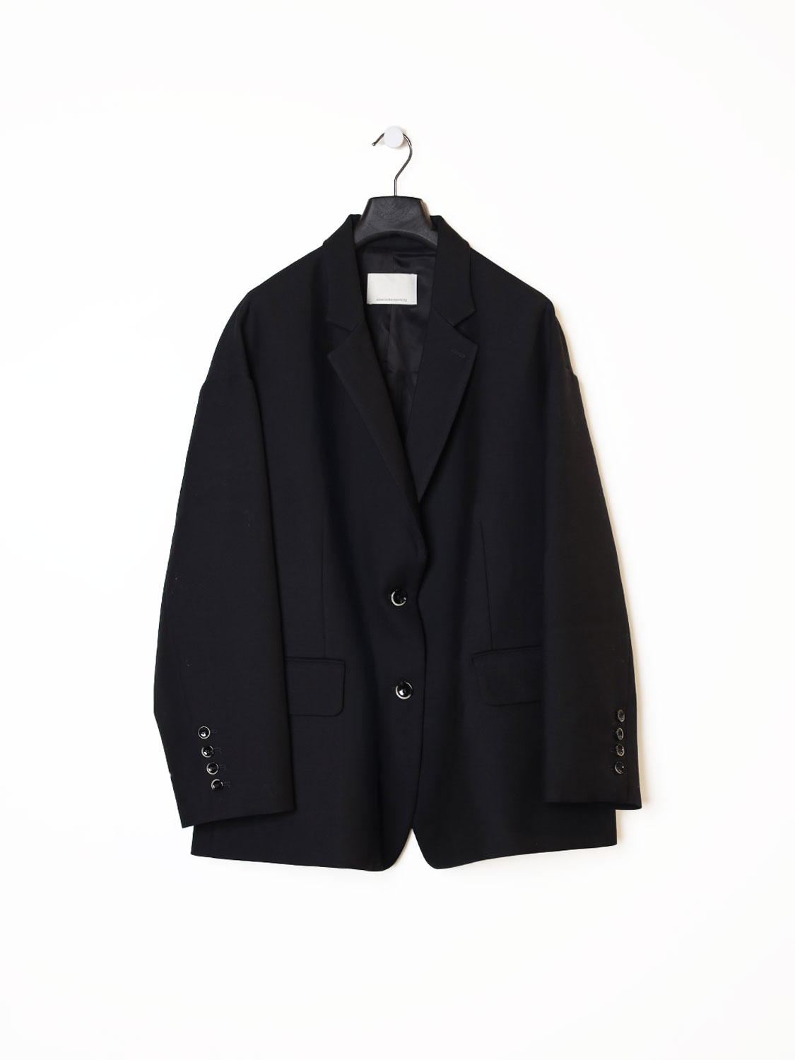 Oversized wool blazer