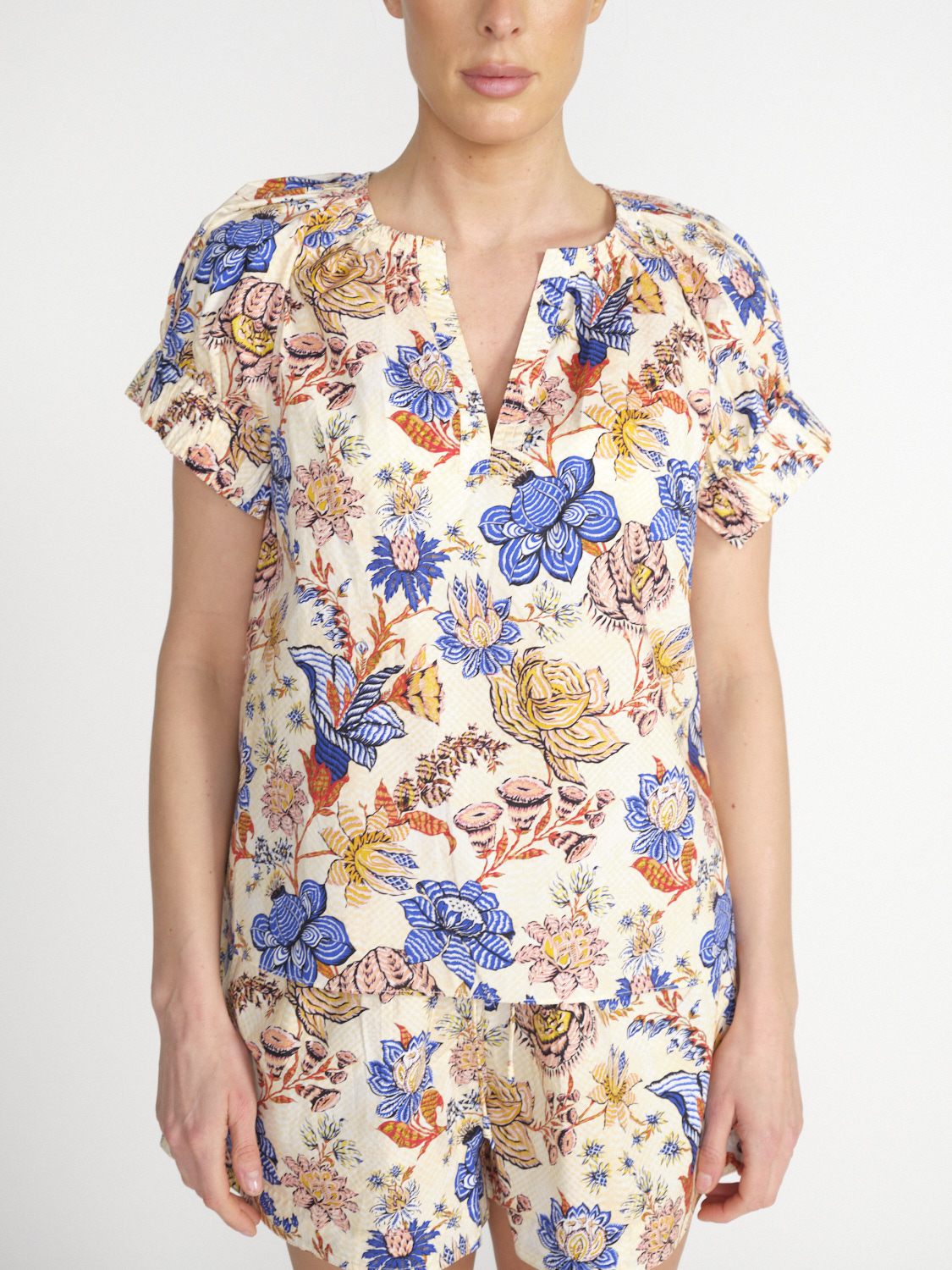Ulla Johnson Naomi - Camicetta in cotone con disegno floreale   multicolore 34