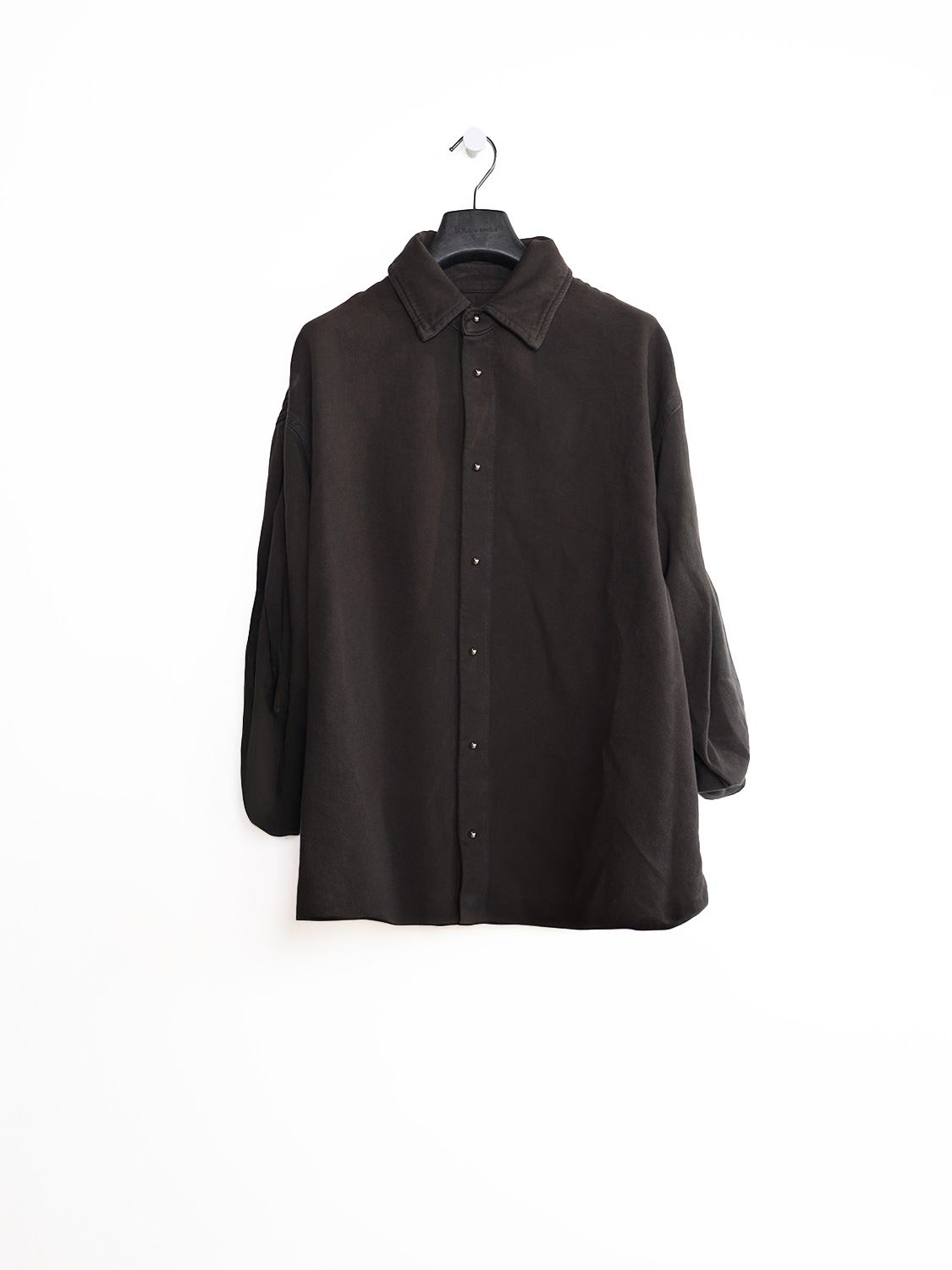 Darkpark Keanu - Hemd aus leichtem Tencel-Denim  braun XS