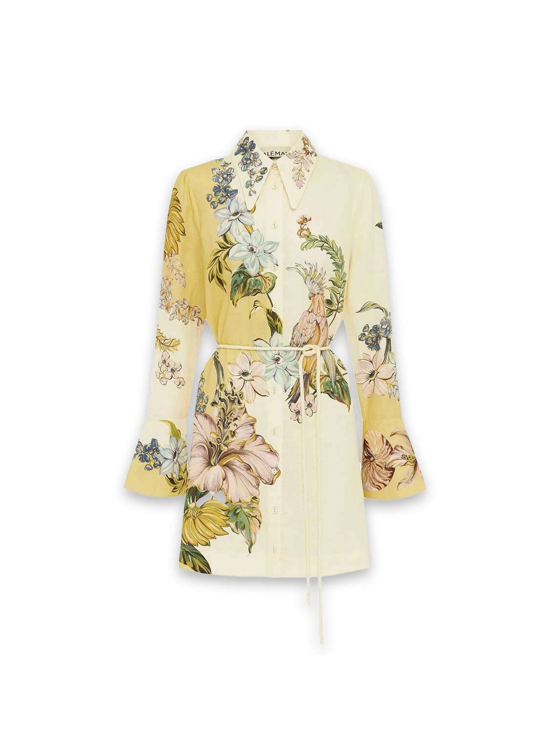 Alemais Oleander - Minikleid aus Leinen multi 38