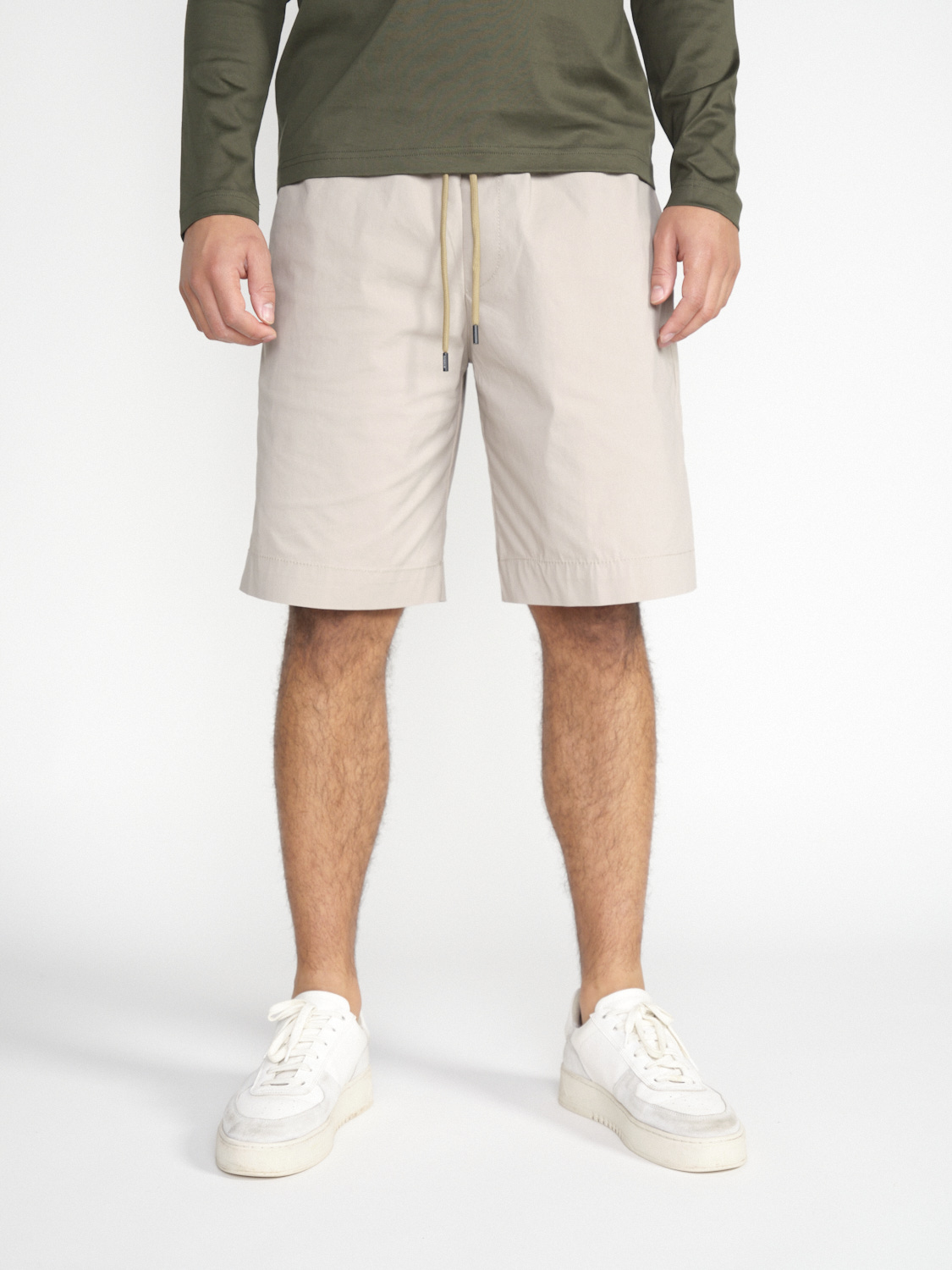 Dondup Stretchige Baumwoll-Shorts   beige 34