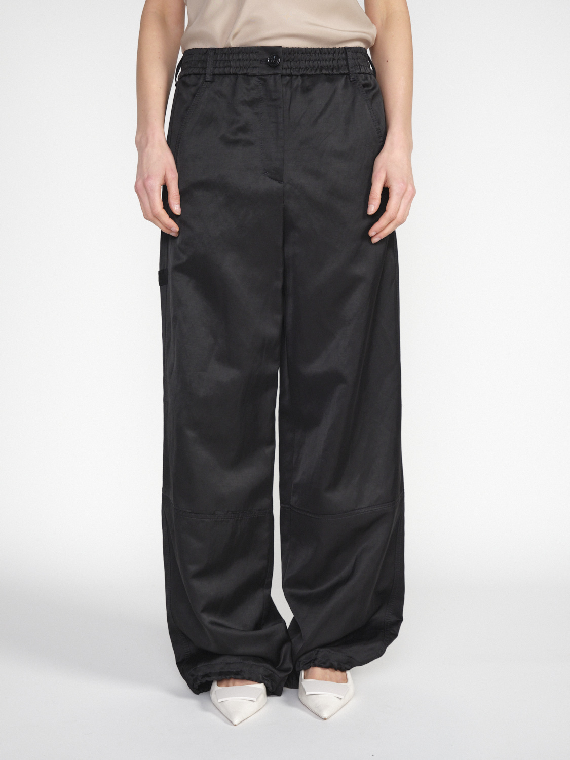 Dorothee Schumacher Pantaloni larghi e freschi  nero XS