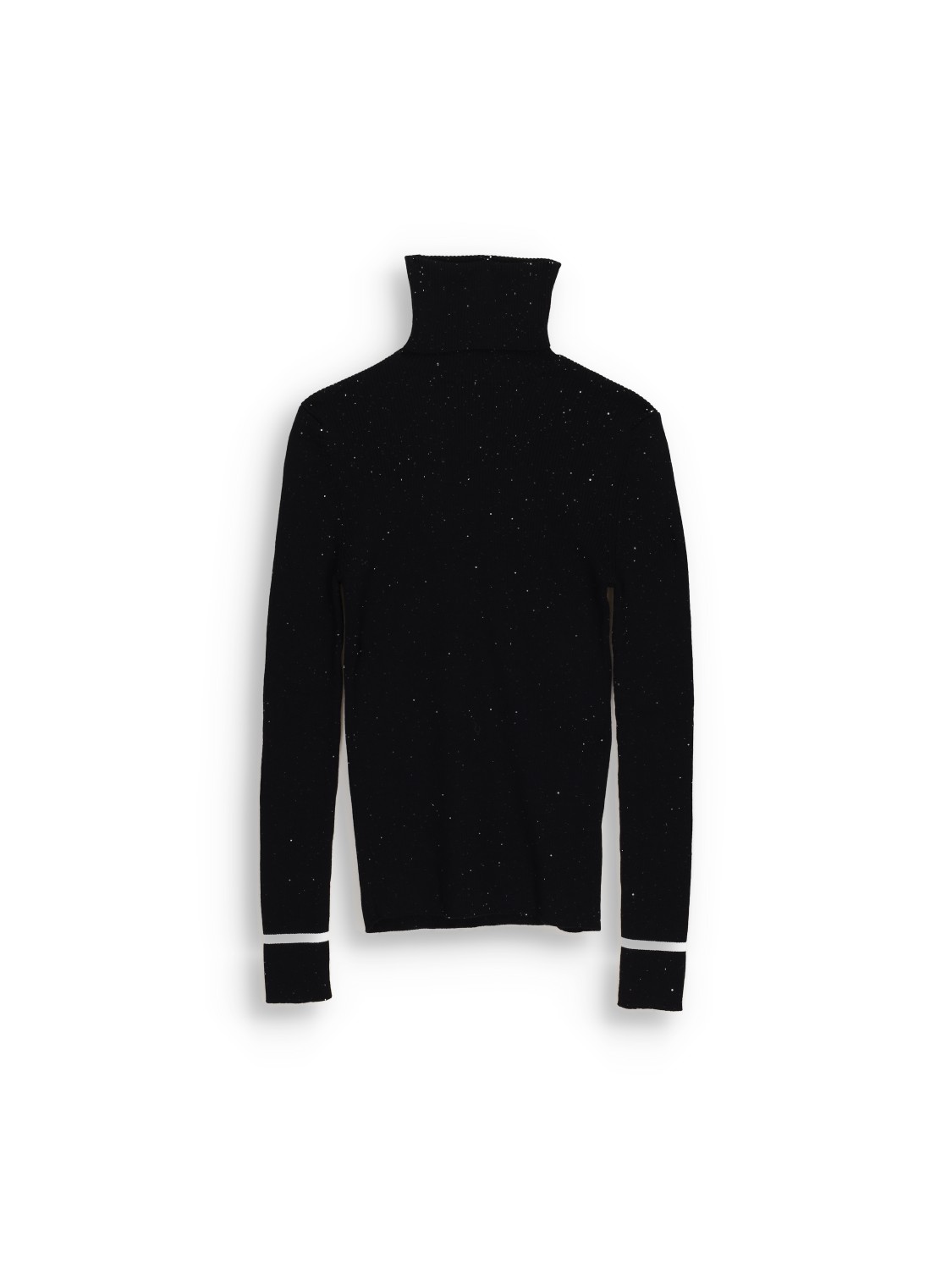 Turtleneck sweater with sequins 