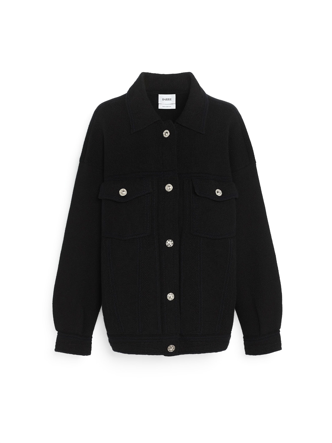 Schmale Jacke aus Cashmere-Baumwoll-Mix 