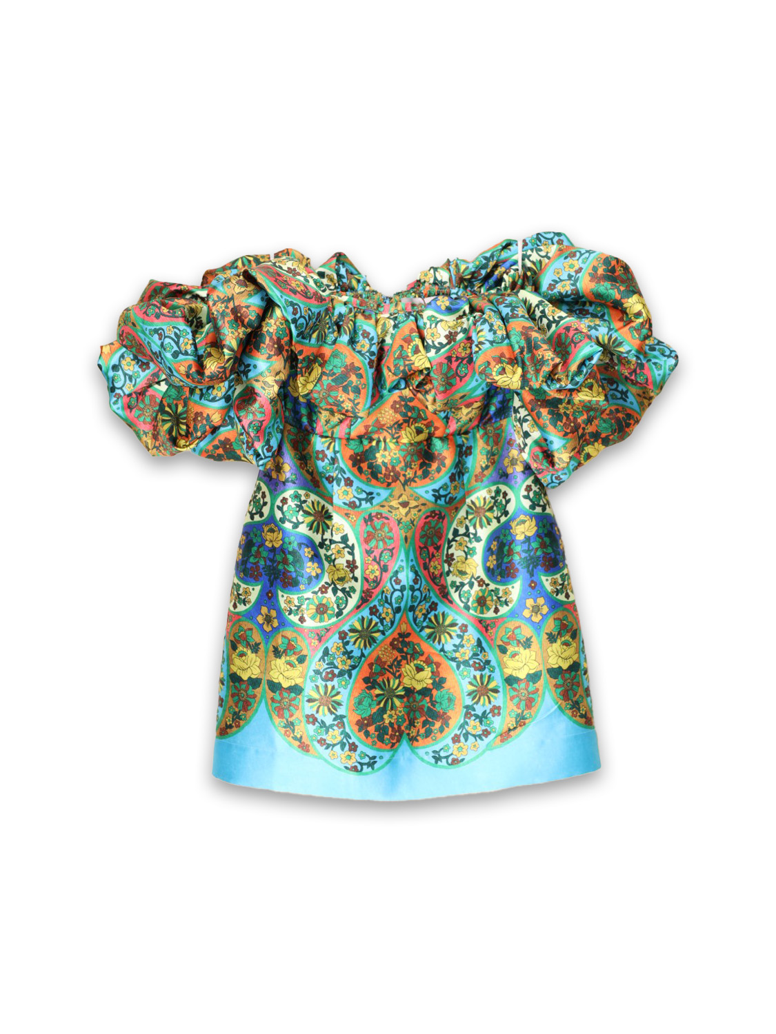 Sofie - Of-Shoulder Minikleid mit floralem Design  