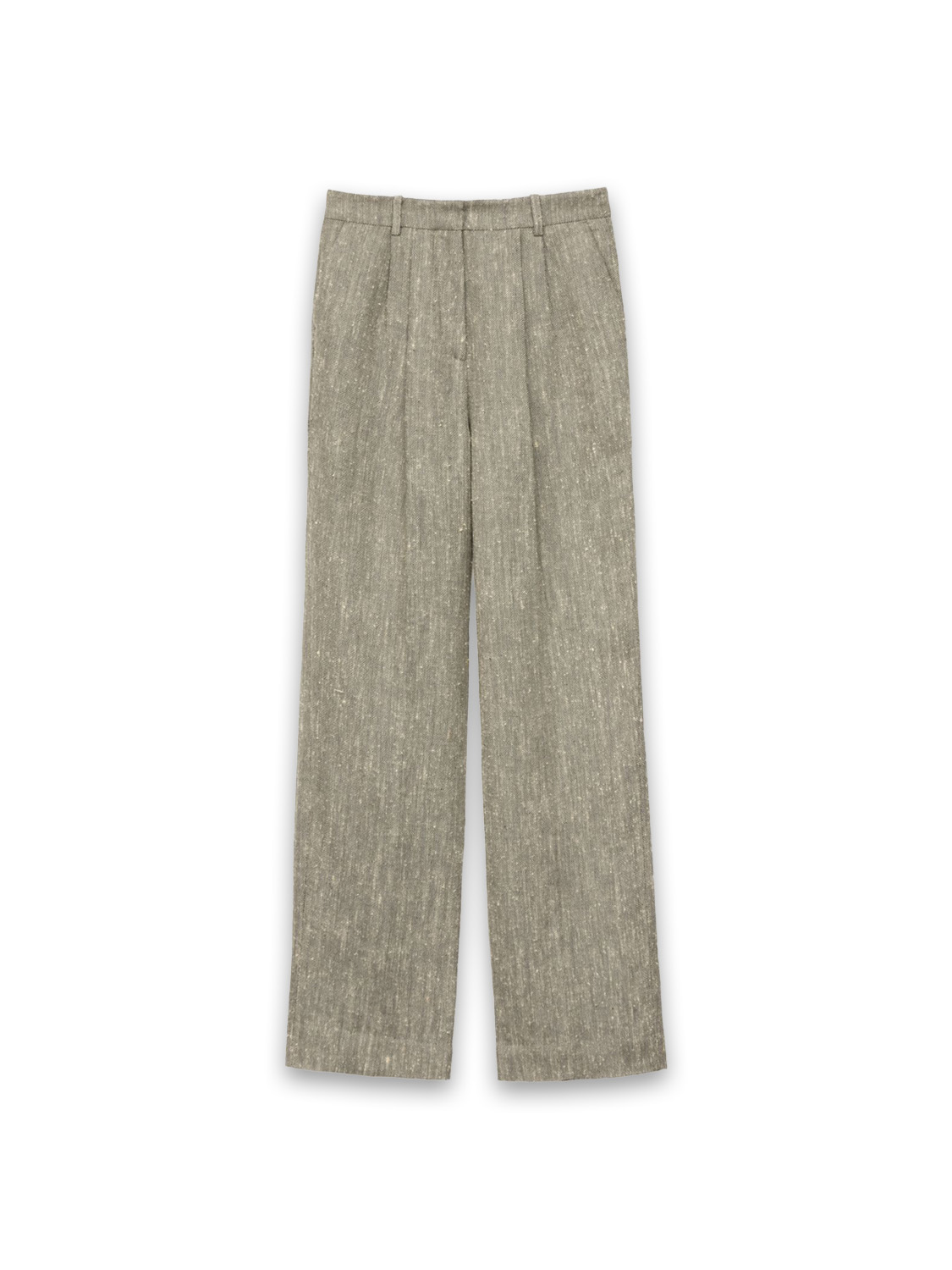 Iris von Arnim Lissandra – trousers made from a linen-silk mix  khaki 36