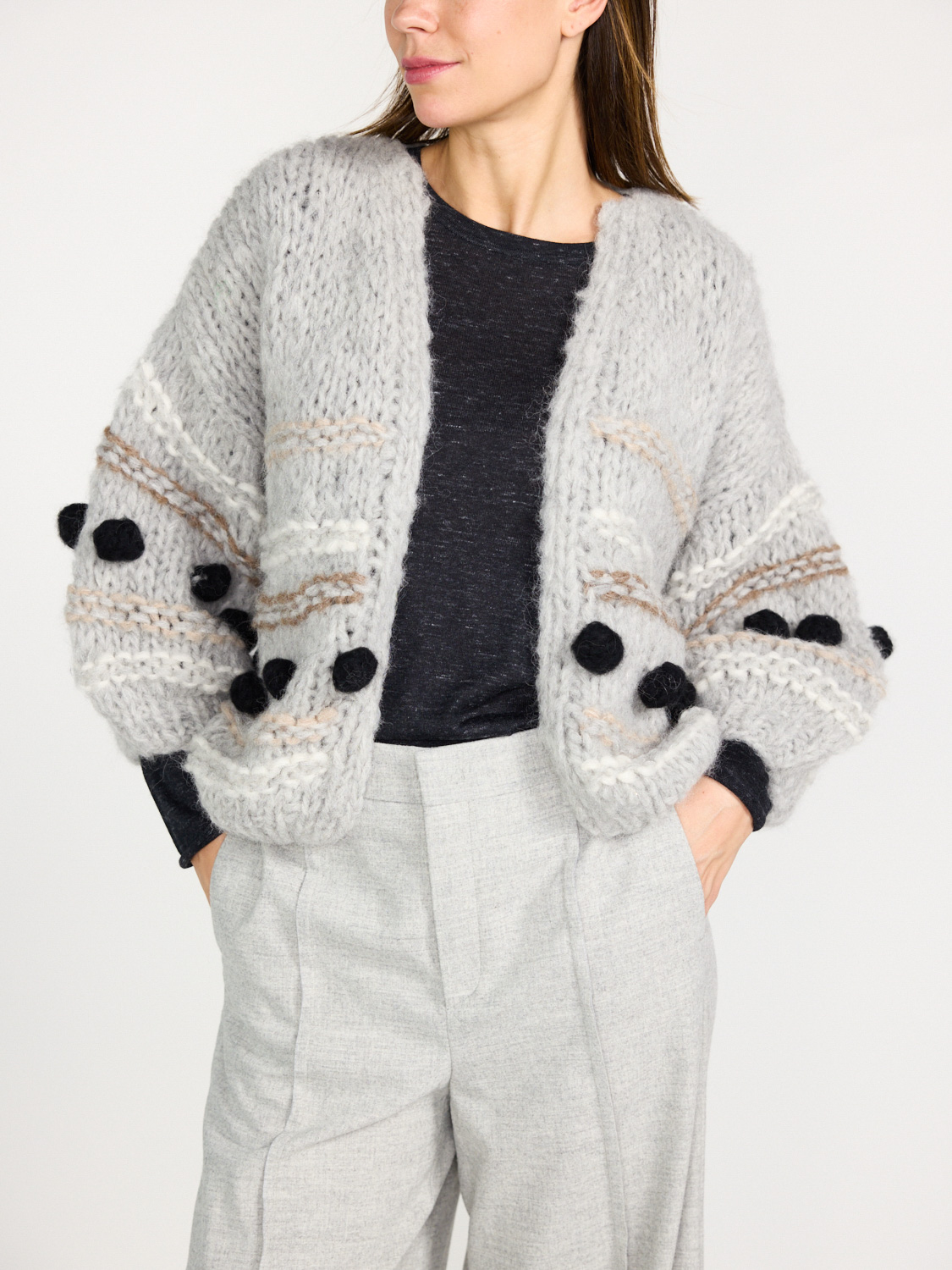 Maiami Alpaca Big Bomber – Grobstrick Cardigan