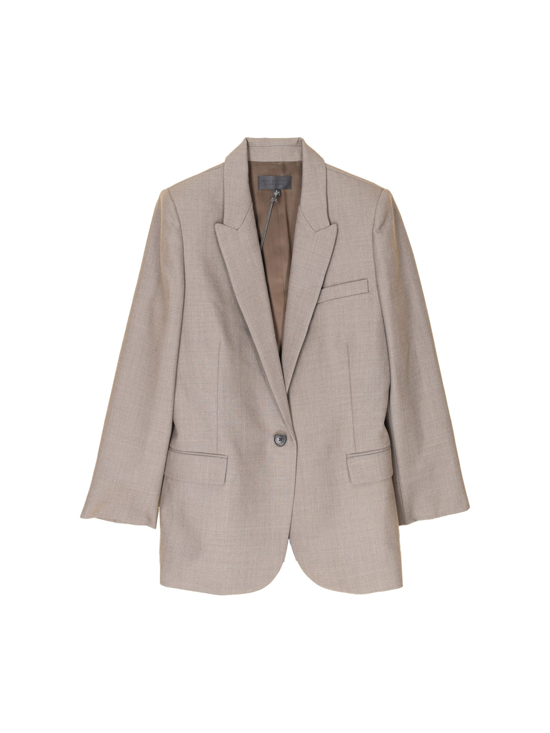 Nili Lotan Diane – Blazer aus Schurwolle   khaki 38