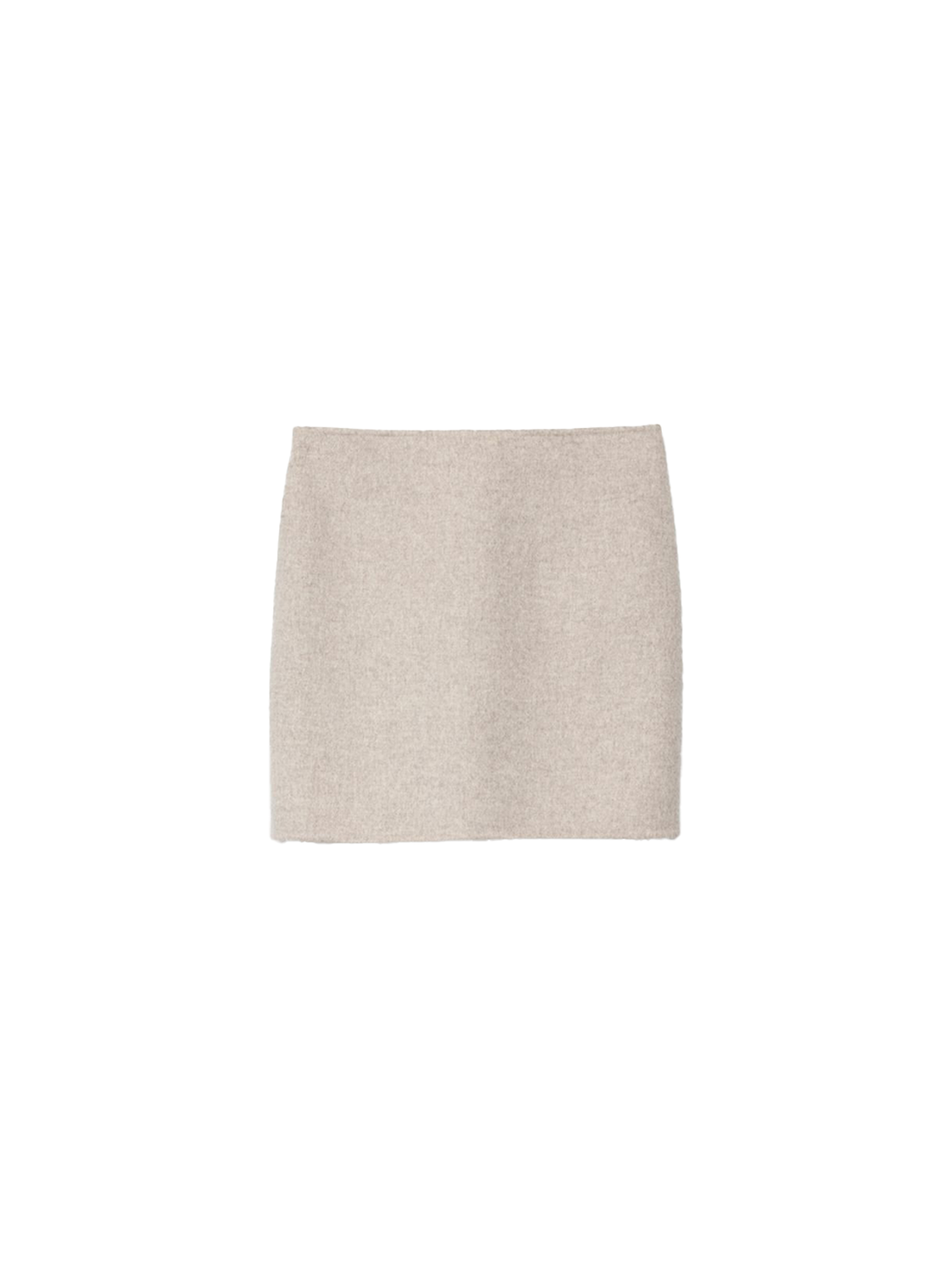 Iris von Arnim Dover – mini skirt made of cashmere and virgin wool mix  beige 38